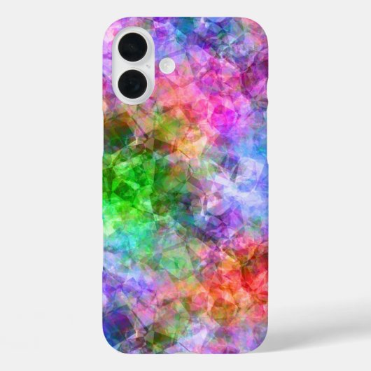 Kleurrijke verfijnde textuur Case-Mate iPhone case (Achterkant)