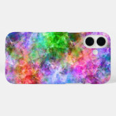 Kleurrijke verfijnde textuur Case-Mate iPhone case (Achterkant (horizontaal))