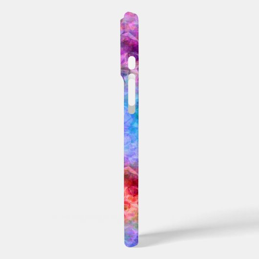 Kleurrijke verfijnde textuur Case-Mate iPhone case (Achterkant / Links)