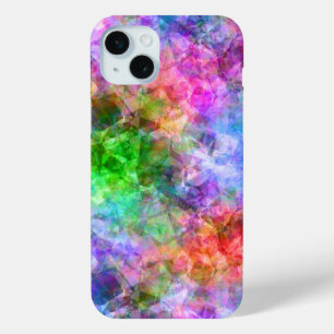 Kleurrijke verfijnde textuur iPhone 15 mini hoesje