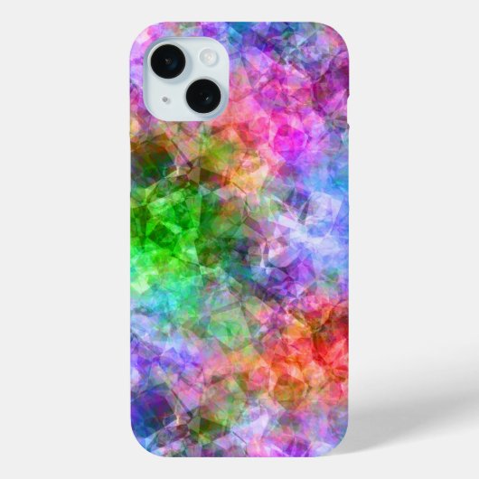 Kleurrijke verfijnde textuur Case-Mate iPhone case (Achterkant)