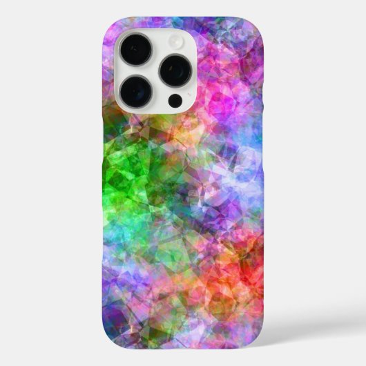 Kleurrijke verfijnde textuur Case-Mate iPhone case (Achterkant)