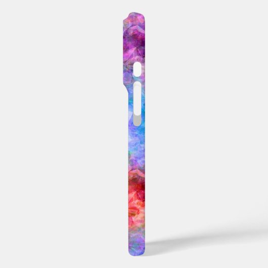 Kleurrijke verfijnde textuur Case-Mate iPhone case (Achterkant / Links)