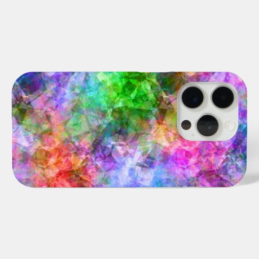 Kleurrijke verfijnde textuur Case-Mate iPhone case (Achterkant (horizontaal))