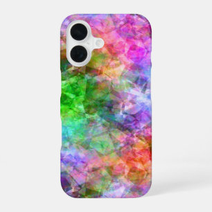 Kleurrijke verfijnde textuur iPhone 16 hoesje