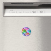 Kleurrijke verfijnde textuur magneet (Insitu (Vaatwasser))