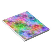 Kleurrijke verfijnde textuur notitieblok (Schuin)