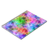 Kleurrijke verfijnde textuur notitieboek (Linkerzijde)