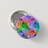 Kleurrijke verfijnde textuur ronde button 3,2 cm (Voorkant /achterkant)