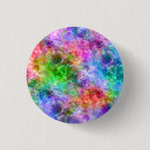 Kleurrijke verfijnde textuur ronde button 3,2 cm