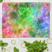 Kleurrijke verfijnde textuur theedoek (Gevouwen)