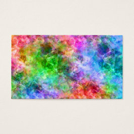 Kleurrijke verfijnde textuur visitekaartjes