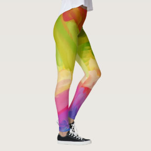 Kleurrijke verfplaat #16 leggings