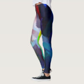 Kleurrijke verfplaat #19 leggings (Links)