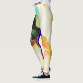Kleurrijke verfplaat #25 leggings (Links)