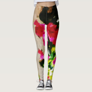 Kleurrijke verfplaat #29 leggings