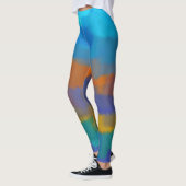 Kleurrijke verfplaat #30 leggings (Links)