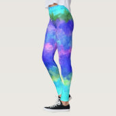 Kleurrijke verfplaat #36 leggings (Links)