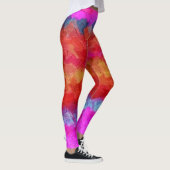 Kleurrijke verfplaat #37 leggings (Rechts)