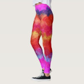 Kleurrijke verfplaat #37 leggings (Links)