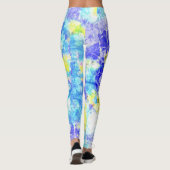 Kleurrijke verfspat #11 leggings (Achterkant)