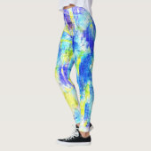 Kleurrijke verfspat #11 leggings (Links)