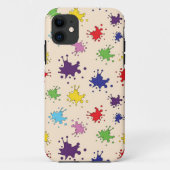 Kleurrijke verfspatten inktspatten Case-Mate iPhone case (Achterkant)