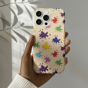 Kleurrijke verfspatten inktspatten Case-Mate iPhone case