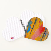 Kleurrijke verfspatten notitieboek (Binnen)