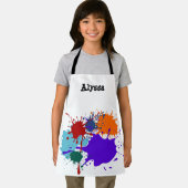 Kleurrijke verfspatten schort (Insitu)