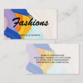 Kleurrijke verfstreken | Creatief Artistiek Visitekaartje (Voorkant / Achterkant)