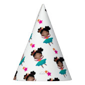 Kleurrijke Verjaardag Ballerina jurk Feesthoedjes (Links)