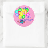 Kleurrijke Verjaardagsballonnen Stickers (Tas)