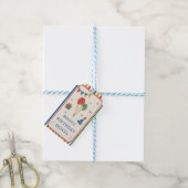 Kleurrijke Verjaardagsfeestje Cadeaulabel (Met Touw)