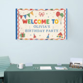 Kleurrijke Verjaardagsfeestje Spandoek (Beurs)