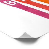 Kleurrijke Verjaardagskaars – Gelukkige Verjaardag Poster (Hoek)