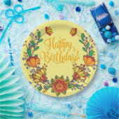 Kleurrijke Verjaardagspapier Bord (Feest)