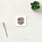 Kleurrijke verjaardagswensen post-it® notes (Kantoor)