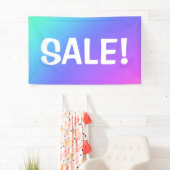 Kleurrijke VERKOOP! Spandoek (Insitu)