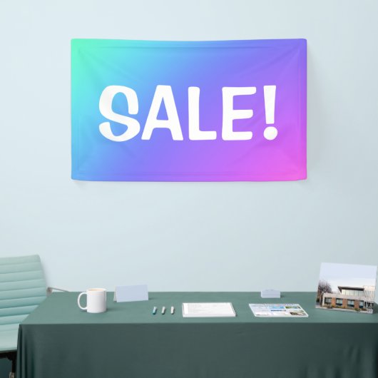 Kleurrijke VERKOOP! Spandoek (Beurs)