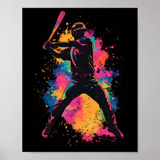 Kleurrijke Verkoop Speler  Poster (Voorkant)