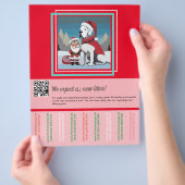 Kleurrijke verkoopfolder Kerstmis Flyer (Hand)