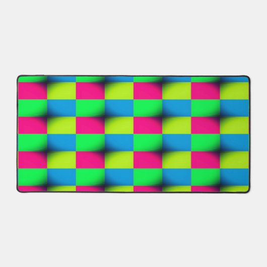 Kleurrijke verloopblokken voor rechthoeken bureaumat (Voorkant)