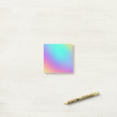 Kleurrijke verloopnotities na het item post-it® notes (Op bureau)