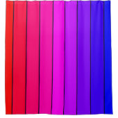 Kleurrijke verloopstrepen douchegordijn (Voorkant)