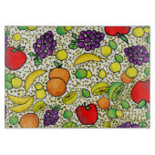Kleurrijke verse vruchten Keuken Snijplank (Voorkant)