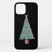 Kleurrijke versierde boom voor Kerstmis Case-Mate iPhone Case (Achterkant)