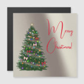 Kleurrijke versierde kerstboom (Voorkant / Achterkant)