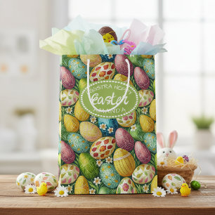 Kleurrijke Versierde Paaseieren ID1012 Medium Cadeauzakje