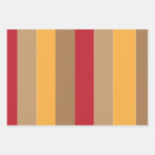 Kleurrijke verticale strepen inpakpapier vel (Voorkant 2)